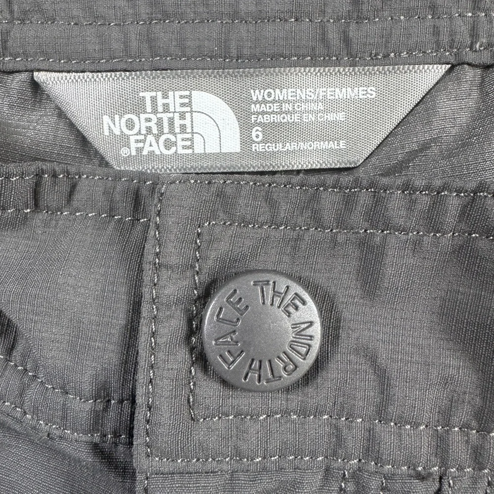The North Face Horizon 2.0 Roll Up Shorts Womens 6 Gray Hiking Outdoors NF00CE4G